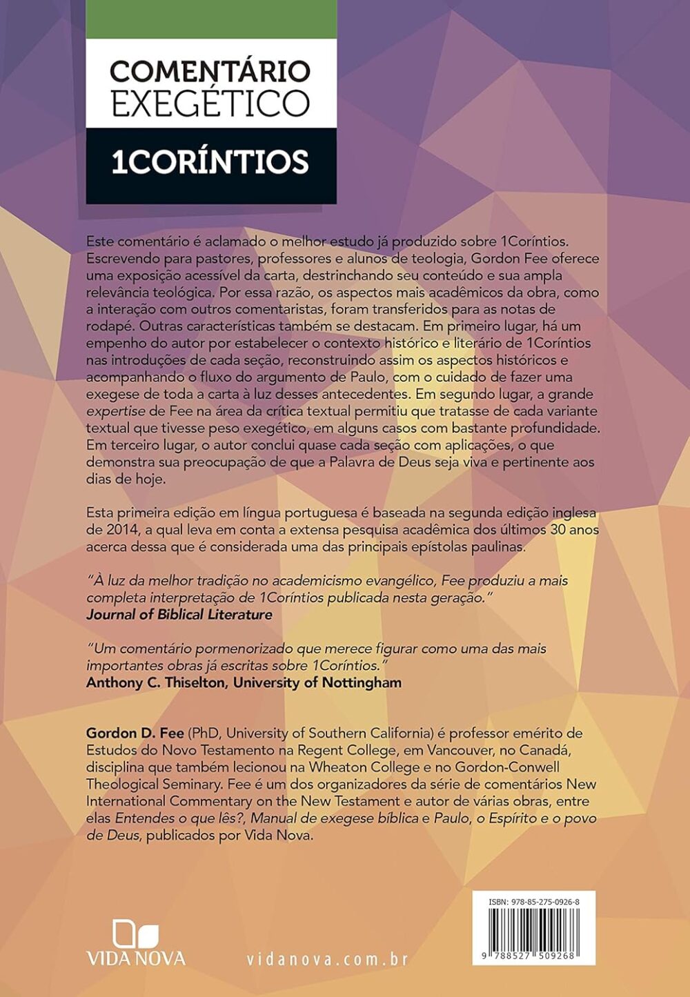 Comentário Exegético 1168 Páginas